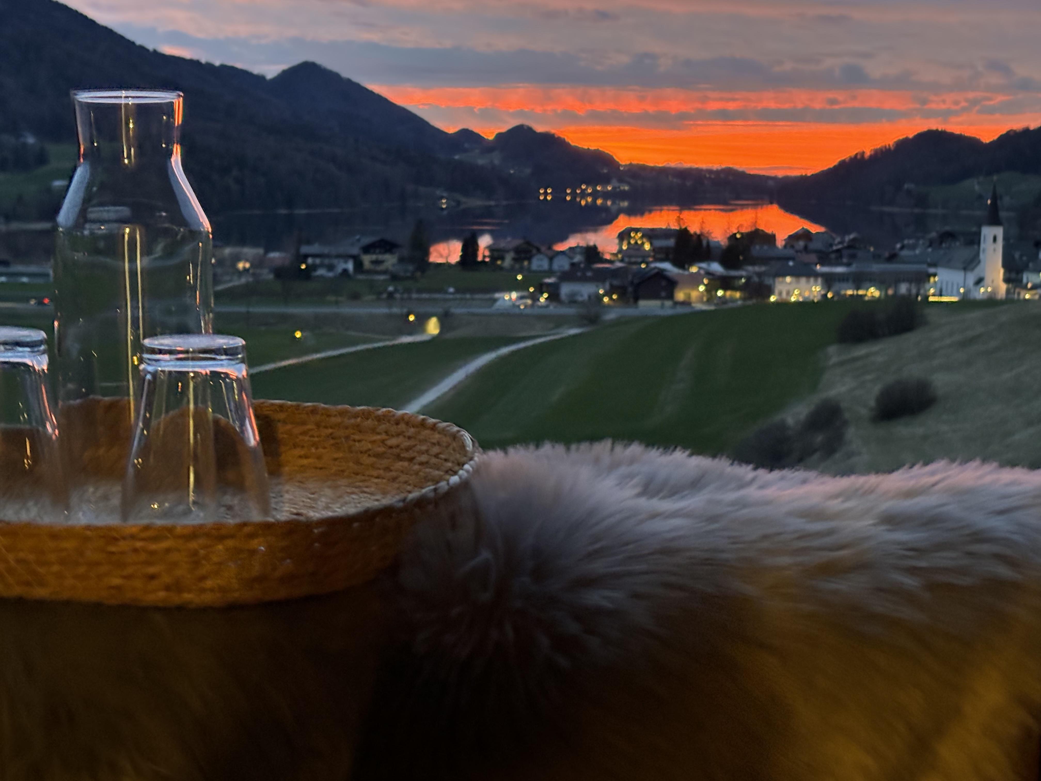 Pension Stoellinger Mit Traumausblick Fuschl am See Bagian luar foto